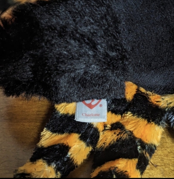 Ty Beanie Boos CHARLOTTE Halloween Spider 6" Plush Stuffed Animal Toy - Picture 6 of 6